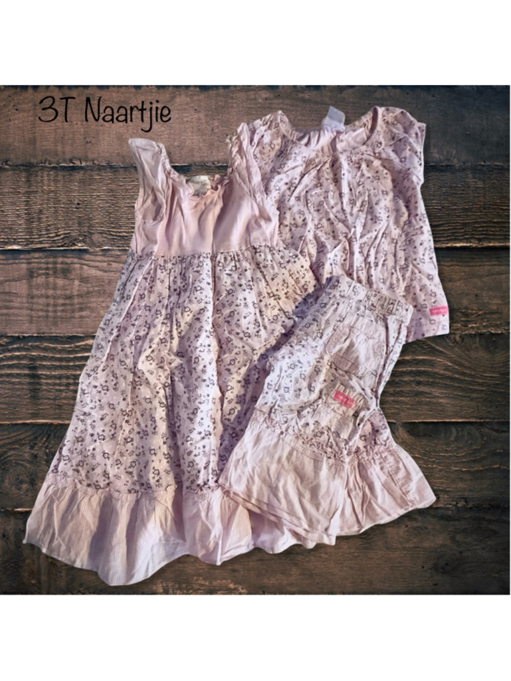 3T Naartjie Vintage Dress & Outfit Set